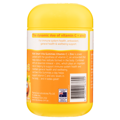 Nature's Way Kids Smart Vita Gummies Vitamin C + Zinc 120's