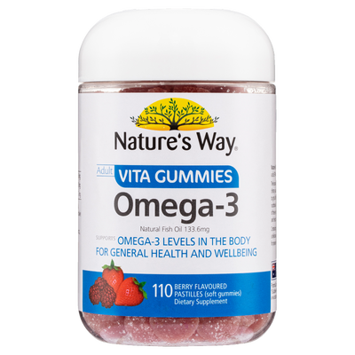 Nature's Way Adult Vita Gummies Omega-3 110's