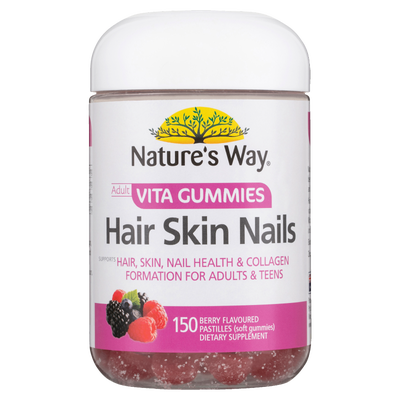 Nature's Way Adult Vita Gummies Hair Skin Nails 150