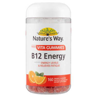 Nature's Way Adult Vita Gummies B12 Energy 160's