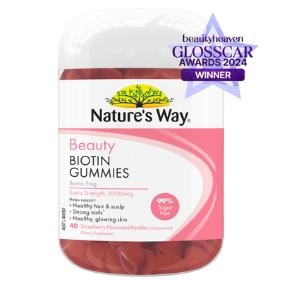 Nature's Way Beauty Biotin Gummies 40s