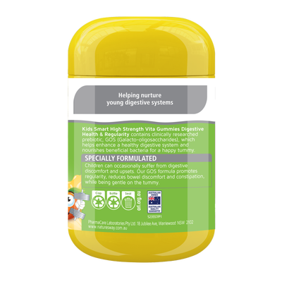 Natures Way Kids Smart High Strength Vita Gummies Digestive Health & Regularity