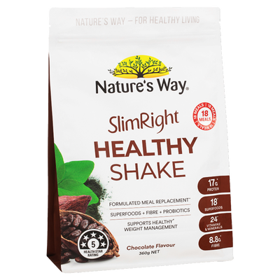 Nature's Way SlimRight Healthy Chocolate Shake 360g