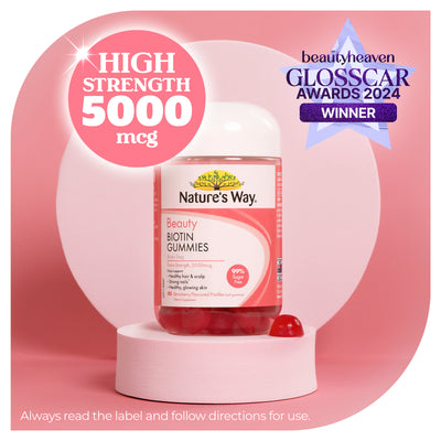 Nature's Way Beauty Biotin Gummies 40s