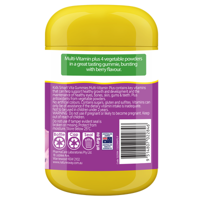 Nature's Way Kids Smart Vita Gummies Multi-Vitamin Plus 120's